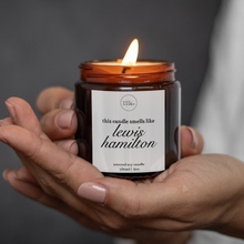 Load image into Gallery viewer, Smells Like Lewis Hamilton Candle, Formula One Gifts