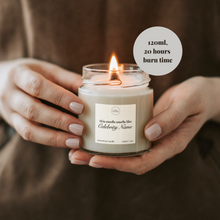 Load image into Gallery viewer, Custom Smells Like Candle, Celebrity Candle With Any Name