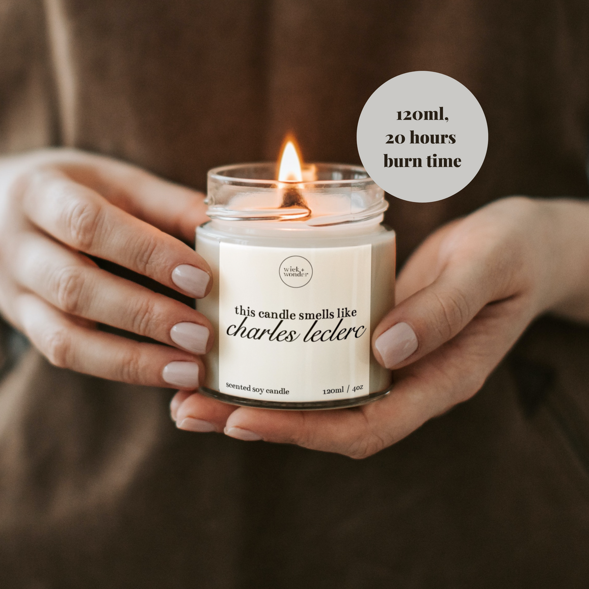 Smells Like Charles Leclerc Candle, Formula One Gifts