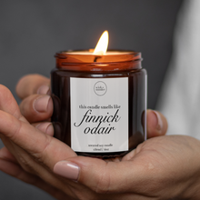 Load image into Gallery viewer, Finnick Odair Candle, Hunger Games Gifts