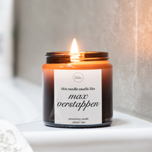 Load image into Gallery viewer, Smells Like Max Verstappen Candle, Formula One Gifts