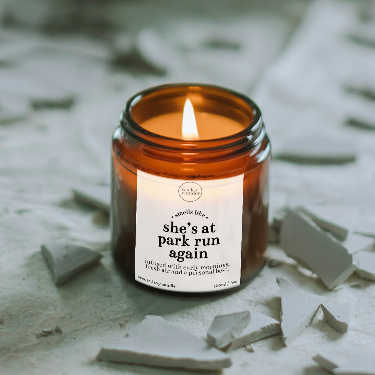 She's At Park Run Again Candle, Park Run Gifts