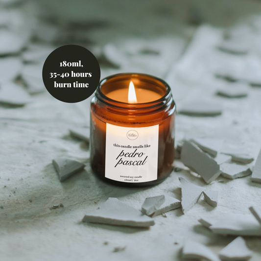 Smells Like Pedro Pascal Candle, Celebrity Candles