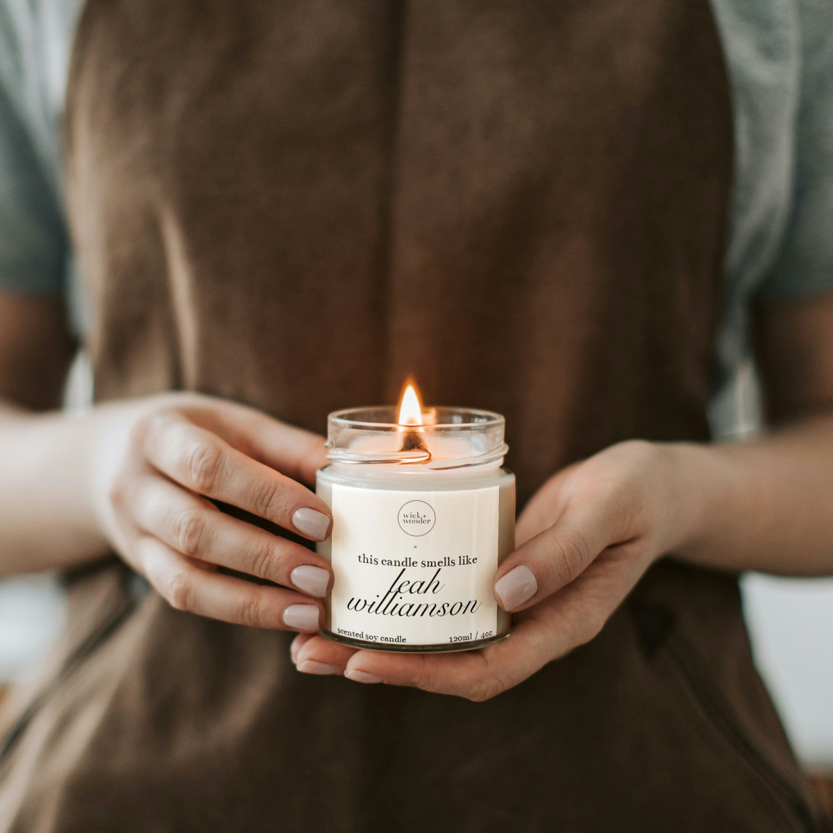 Smells Like Leah Williamson Candle, Women's Football Gifts