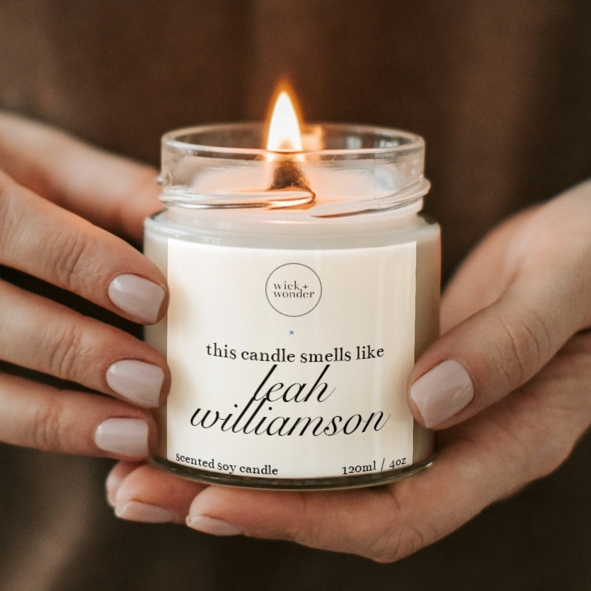 Smells Like Leah Williamson Candle, Women's Football Gifts