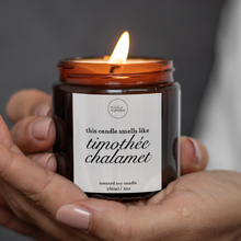 Load image into Gallery viewer, Smells Like Timothée Chalamet Candle, Timothée Chalamet Gifts, Celebrity Candles
