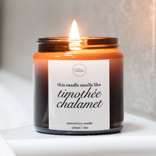Load image into Gallery viewer, Smells Like Timothée Chalamet Candle, Timothée Chalamet Gifts, Celebrity Candles