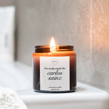 Load image into Gallery viewer, Smells Like Carlos Sainz Candle, Formula One Gifts