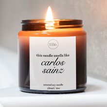 Load image into Gallery viewer, Smells Like Carlos Sainz Candle, Formula One Gifts