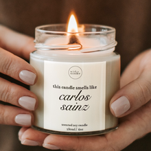 Load image into Gallery viewer, Smells Like Carlos Sainz Candle, Formula One Gifts