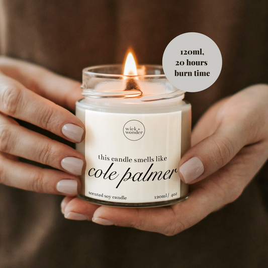 Smells Like Cole Palmer Candle, Football Gifts