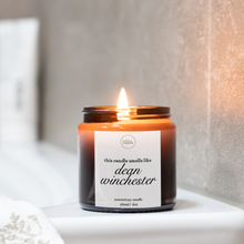 Load image into Gallery viewer, Dean Winchester Candle, Supernatural Gifts