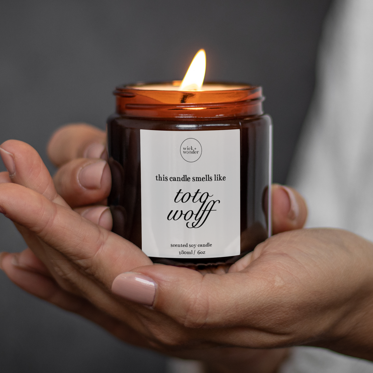 Smells Like Toto Wolff Candle, Formula One Gifts