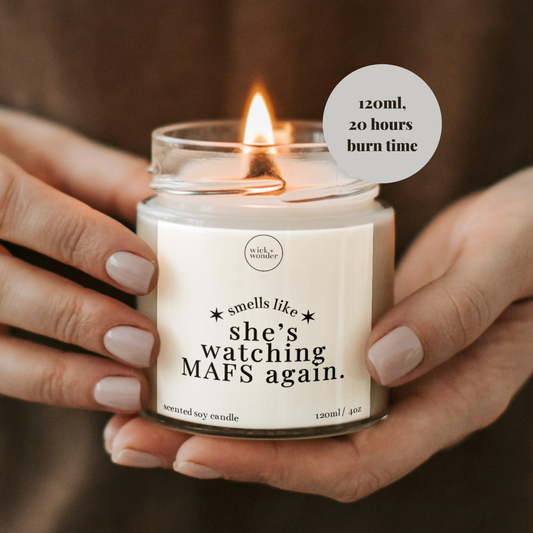 Married At First Sight Gifts, Watching MAFS Again Candle