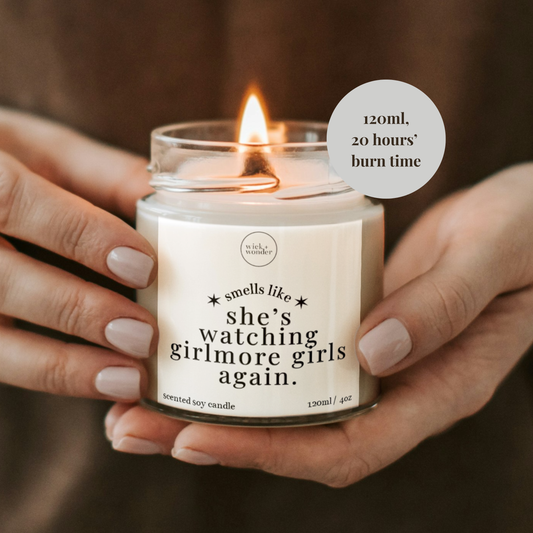 Watching Gilmore Girls Again Candle, Autumn Gifts