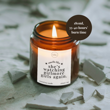 Load image into Gallery viewer, Watching Gilmore Girls Again Candle, Autumn Gifts