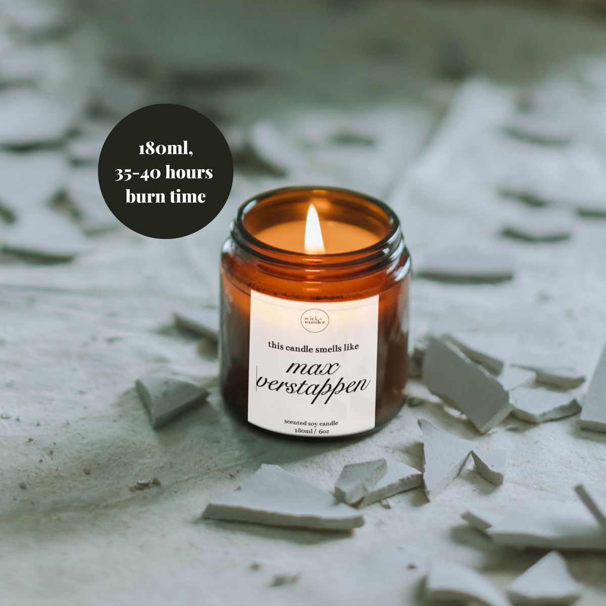 Smells Like Max Verstappen Candle, Formula One Gifts