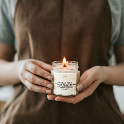 Bridgerton Candle Gift, Smells Like You're Watching Bridgerton Again