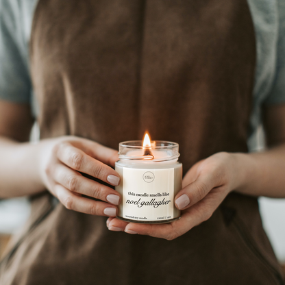 Smells Like Noel Gallagher Candle, Oasis Gifts