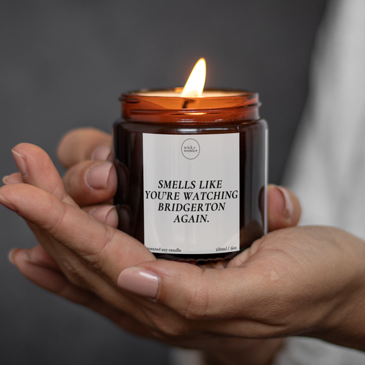 Bridgerton Candle Gift, Smells Like You're Watching Bridgerton Again