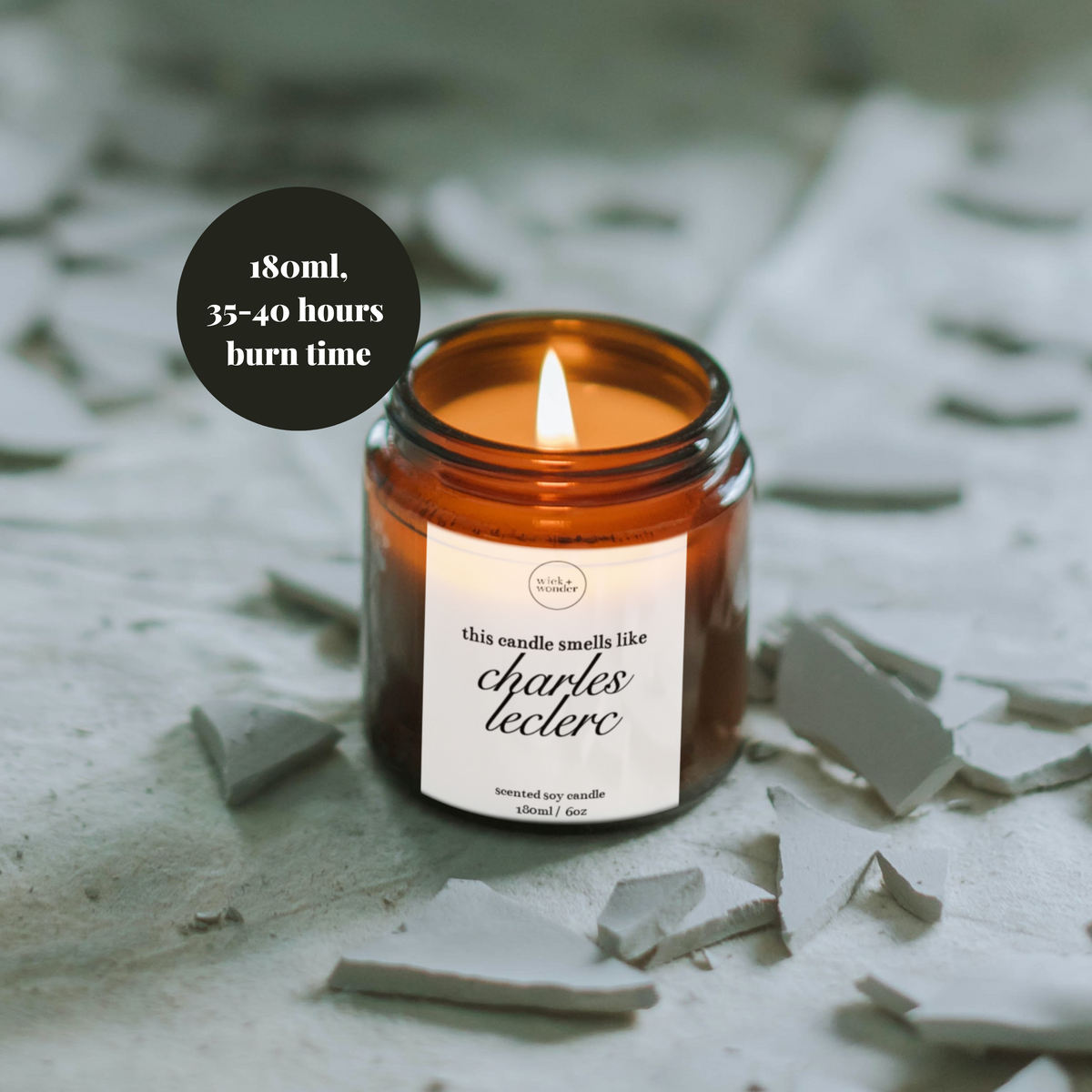 Smells Like Charles Leclerc Candle, Formula One Gifts