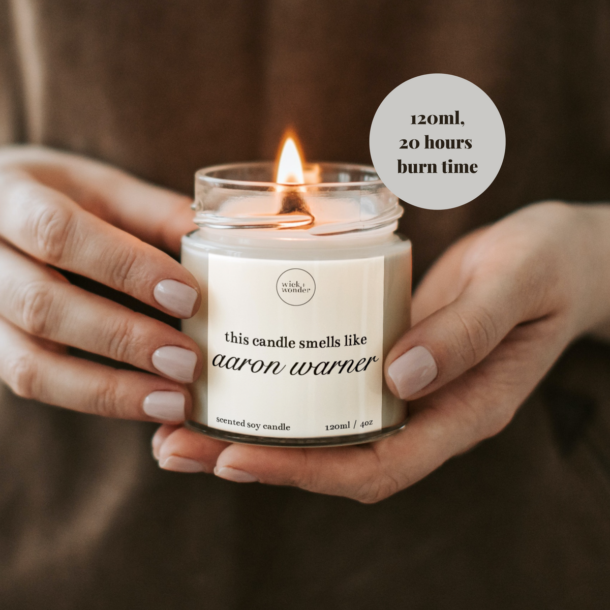 Aaron Warner Candle, Shatter Me Gifts