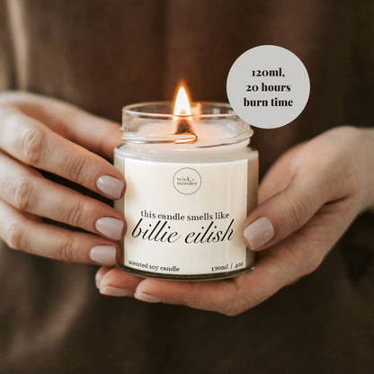 Billie Eilish Candle, Gift For Music Lover