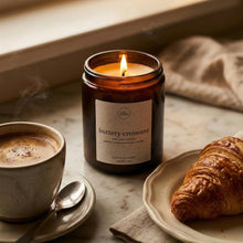 Load image into Gallery viewer, NEW 'Buttery Croissant' Luxury Soy Wax – Bakery Candle
