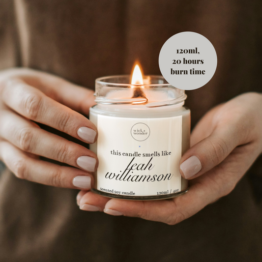 Smells Like Leah Williamson Candle, Women's Football Gifts