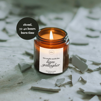 Smells Like Liam Gallagher Candle, Oasis Gifts