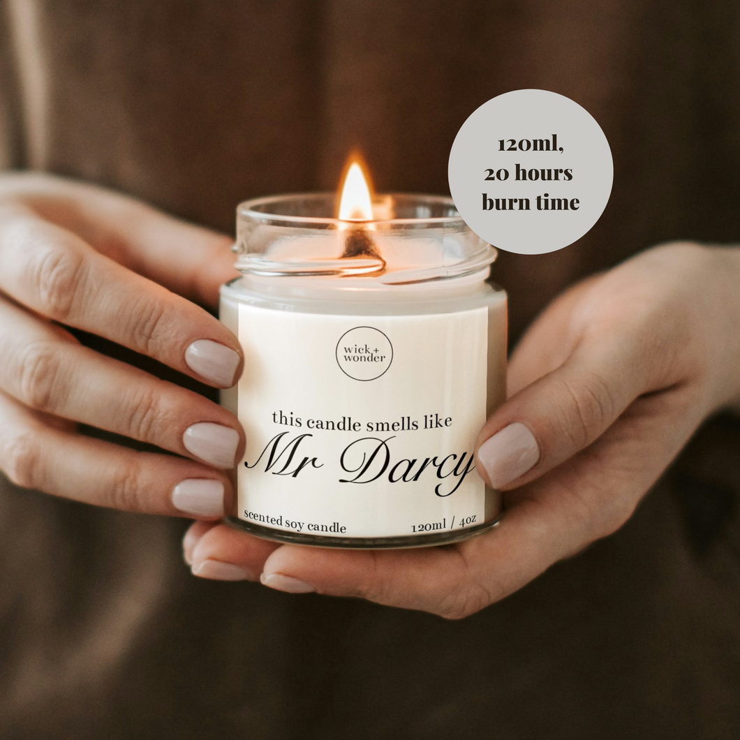Mr Darcy Candle, Bookish Gifts