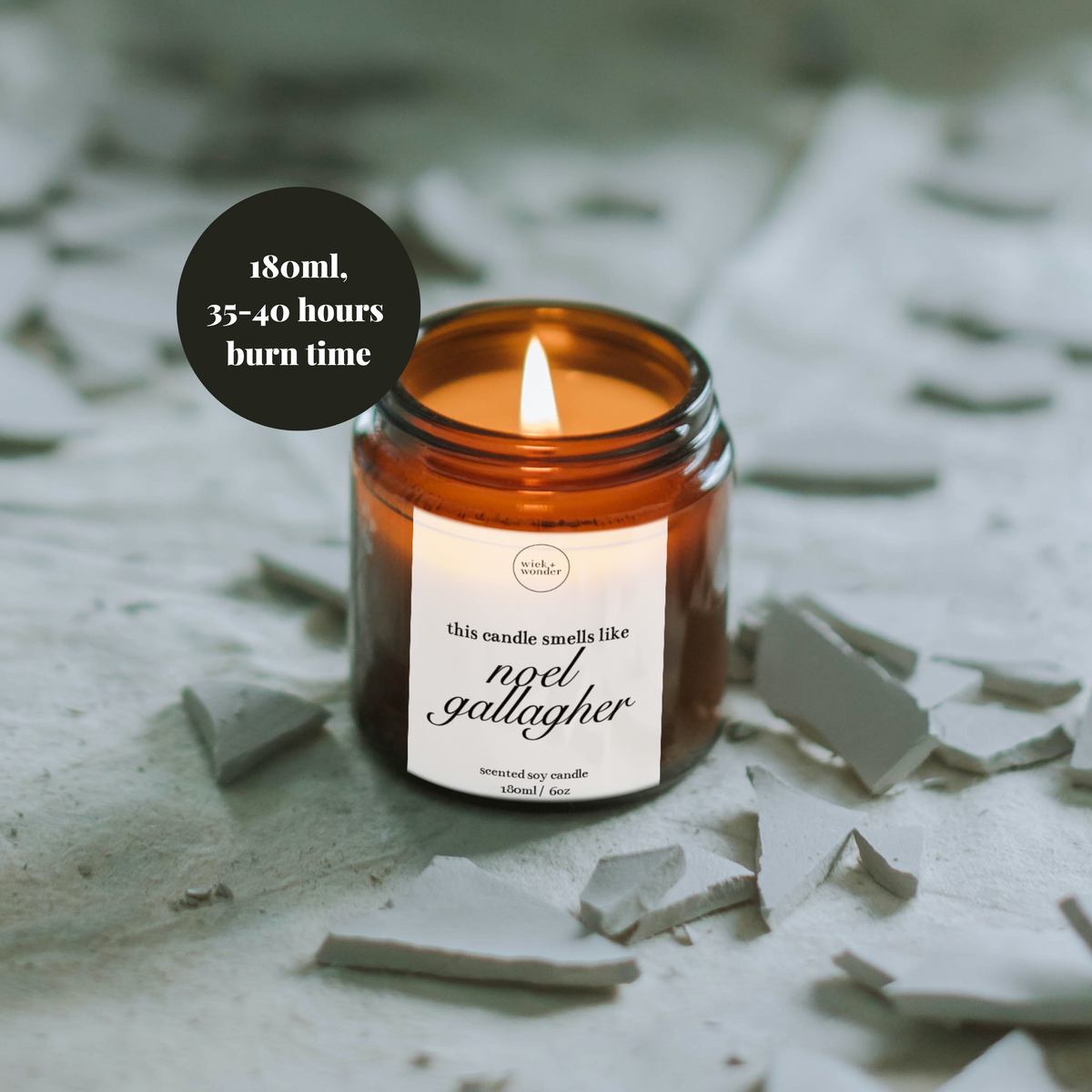 Smells Like Noel Gallagher Candle, Oasis Gifts