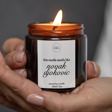 Load image into Gallery viewer, Novak Djokovic Candle, Funny Tennis Gifts
