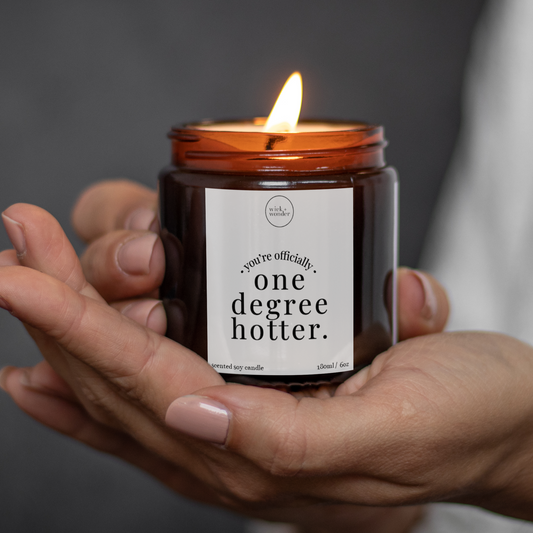 One Degree Hotter Candle, Graduation Gift
