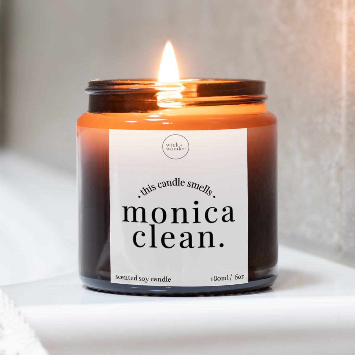 Monica Clean Candle, Friends TV Show Gifts