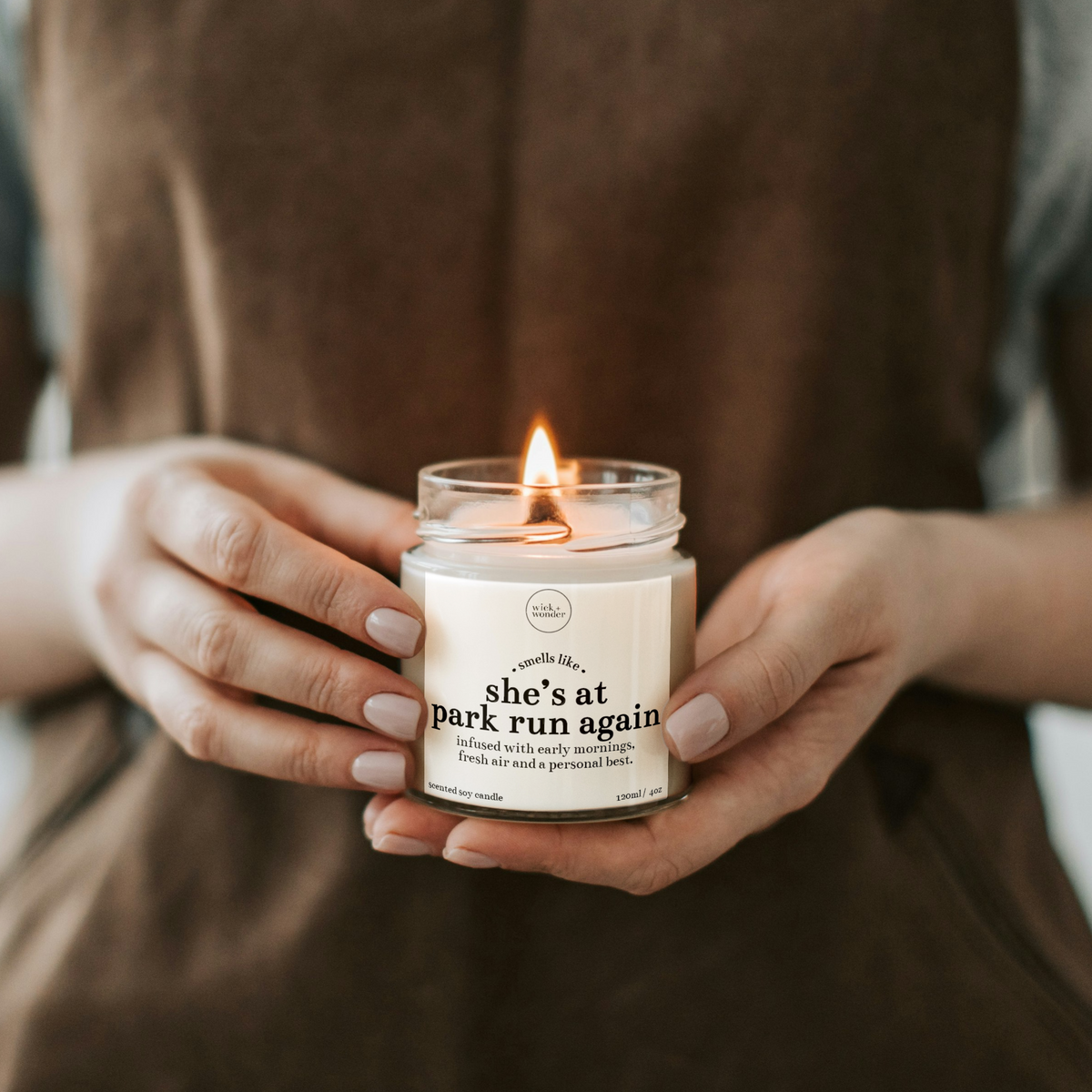 She's At Park Run Again Candle, Park Run Gifts