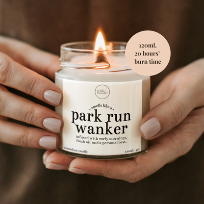 Park Run Wanker Candle, Park Run Gift