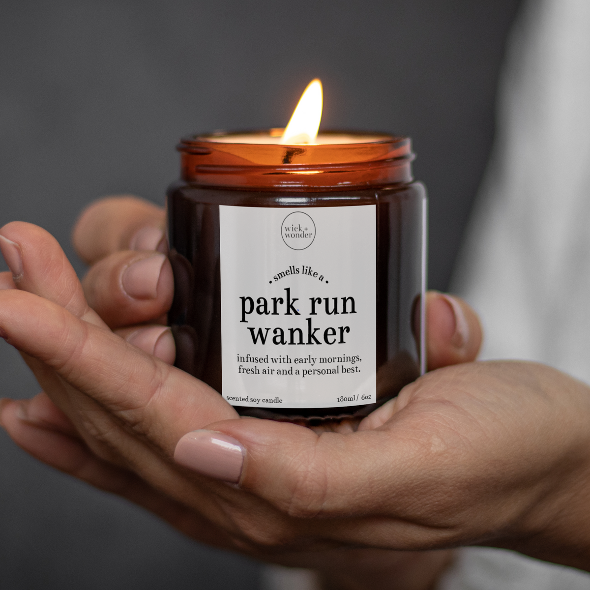 Park Run Wanker Candle, Park Run Gift