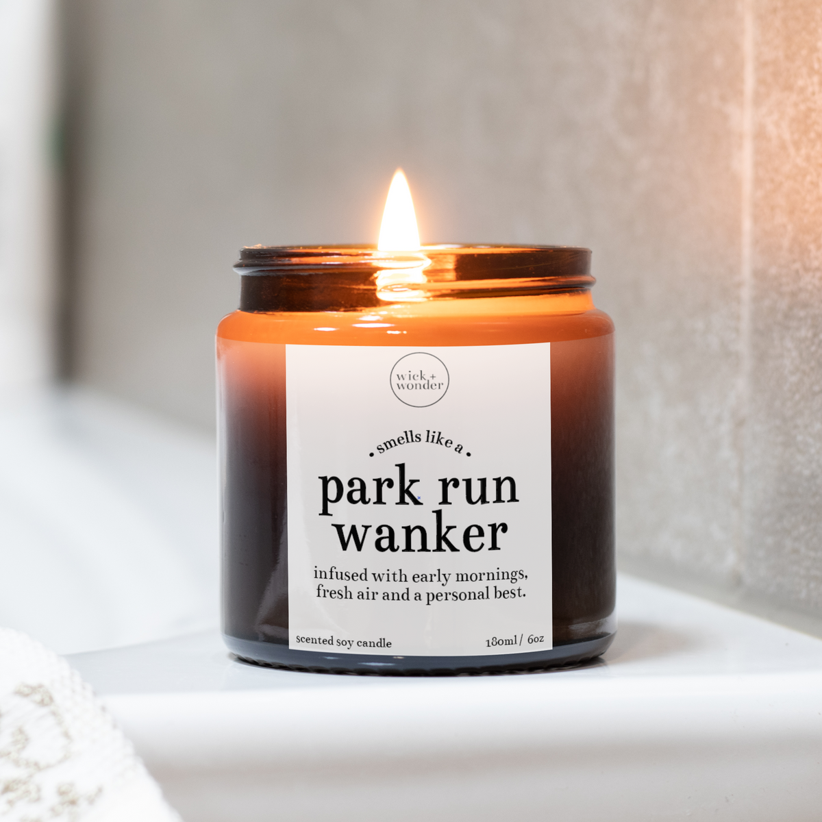 Park Run Wanker Candle, Park Run Gift