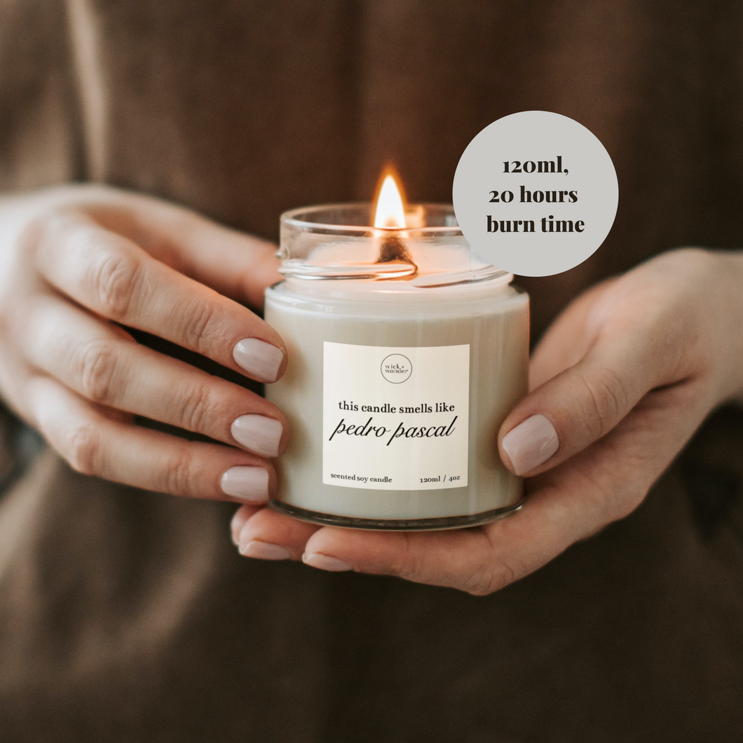 Smells Like Pedro Pascal Candle, Celebrity Candles