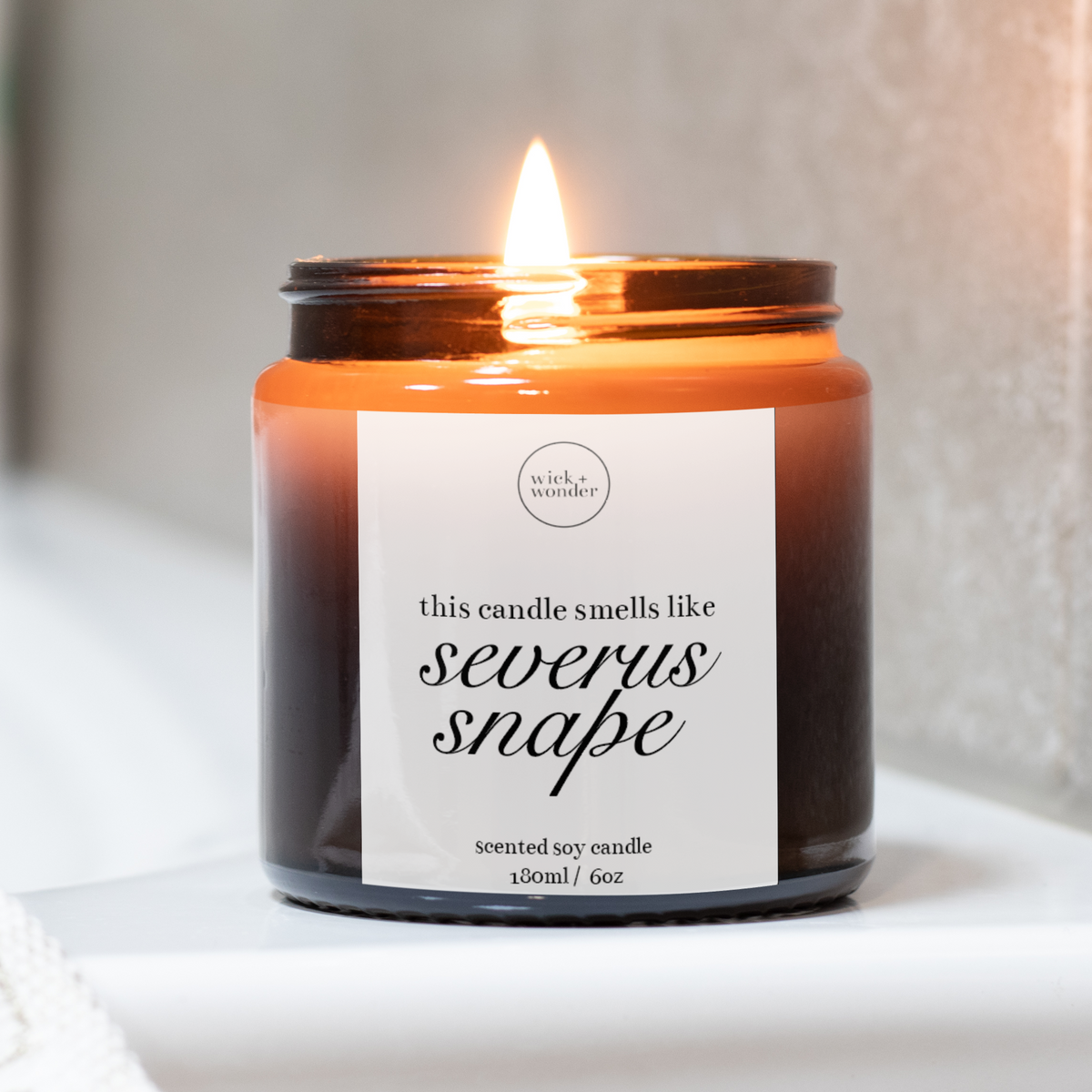 Severus Snape Candle, Harry Potter Gifts