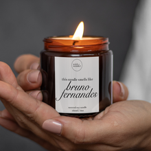 Load image into Gallery viewer, Bruno Fernandes Candle, Man United Gifts

