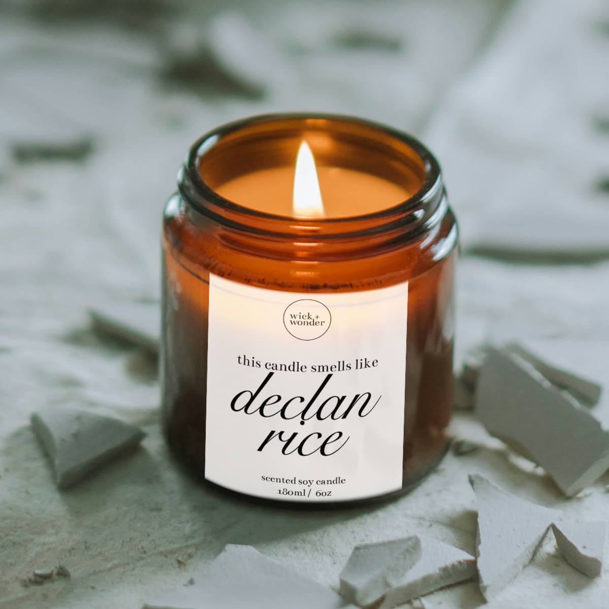 Declan Rice Candle, Arsenal Gifts