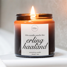 Load image into Gallery viewer, Erling Haaland Gift Candle, Man City Gifts
