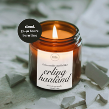 Load image into Gallery viewer, Erling Haaland Gift Candle, Man City Gifts
