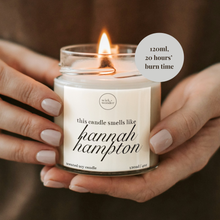 Load image into Gallery viewer, Hannah Hampton Candle, Women&#39;s Football Gifts
