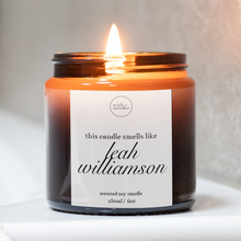 Load image into Gallery viewer, Smells Like Leah Williamson Candle, Women&#39;s Football Gifts
