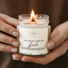 Load image into Gallery viewer, Smells Like Leah Williamson Candle, Women&#39;s Football Gifts
