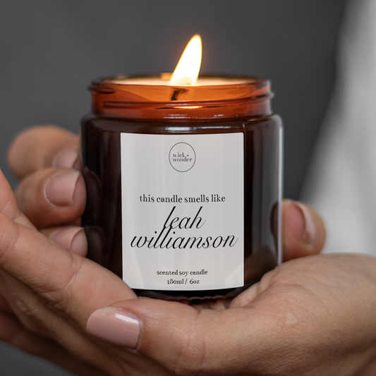 Smells Like Leah Williamson Candle, Women's Football Gifts