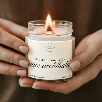 Smells Like Nate Archibald Candle, Gossip Girl Gifts